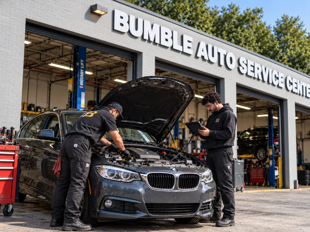 Engine diagnostics in Bumble Auto Service Center