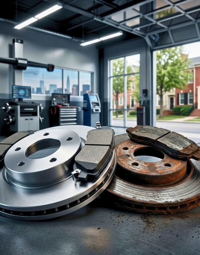 Brake pads and rotors