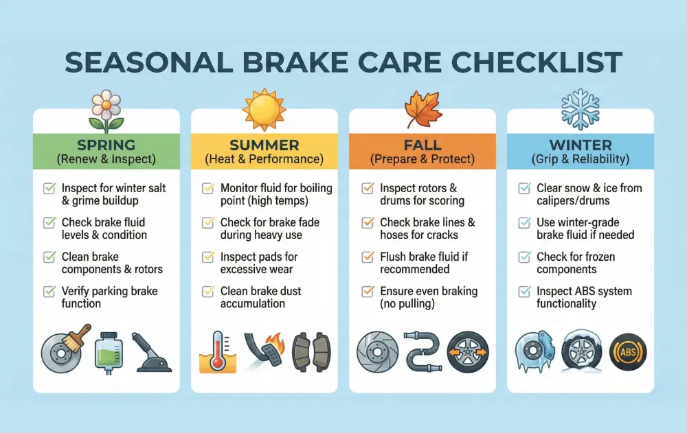 Seasonal Brake Maintenance Tips