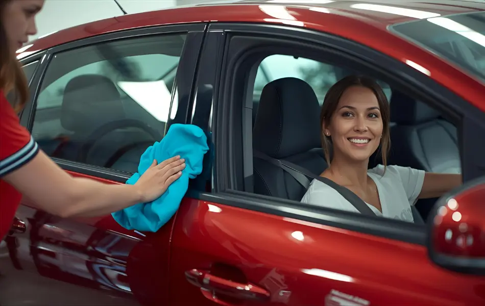 Cleaning car exterior