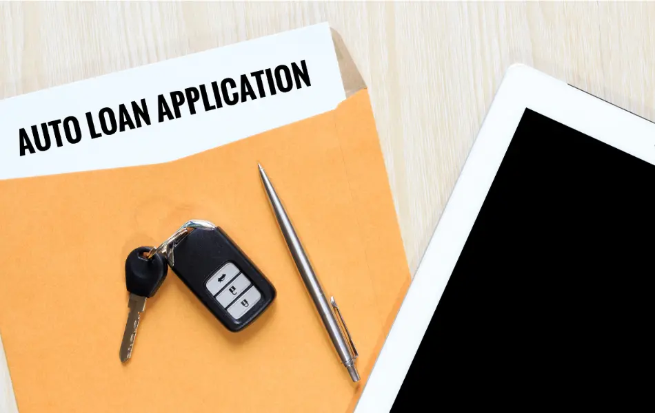 Auto loan application folder