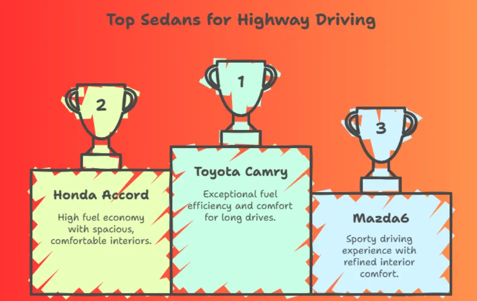 Comparison of fuel efficiency sedans