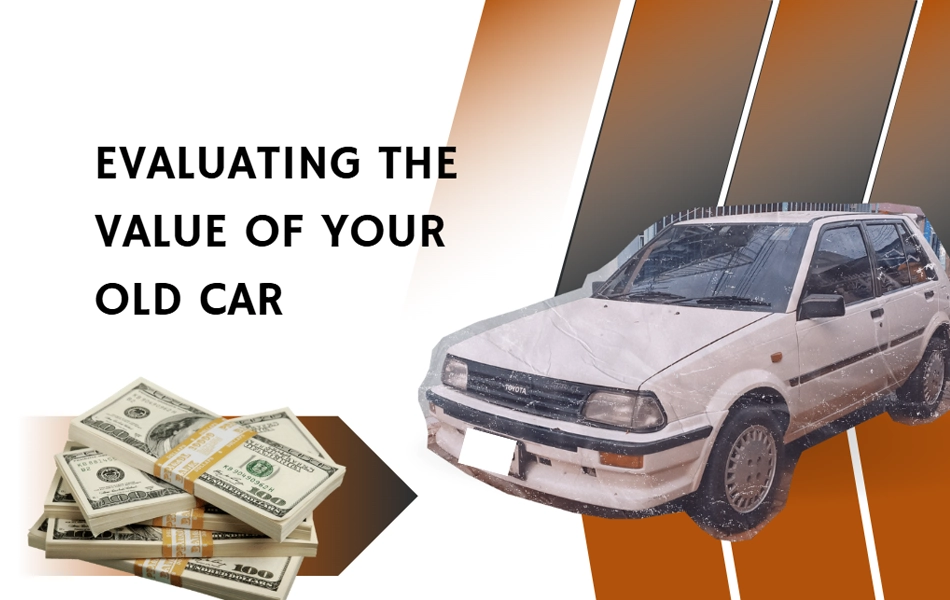 Old car, dollars