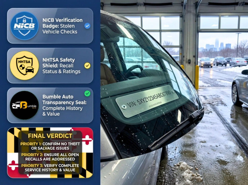 A vertical three-tier infographic checklist representing the ultimate VIN strategy.