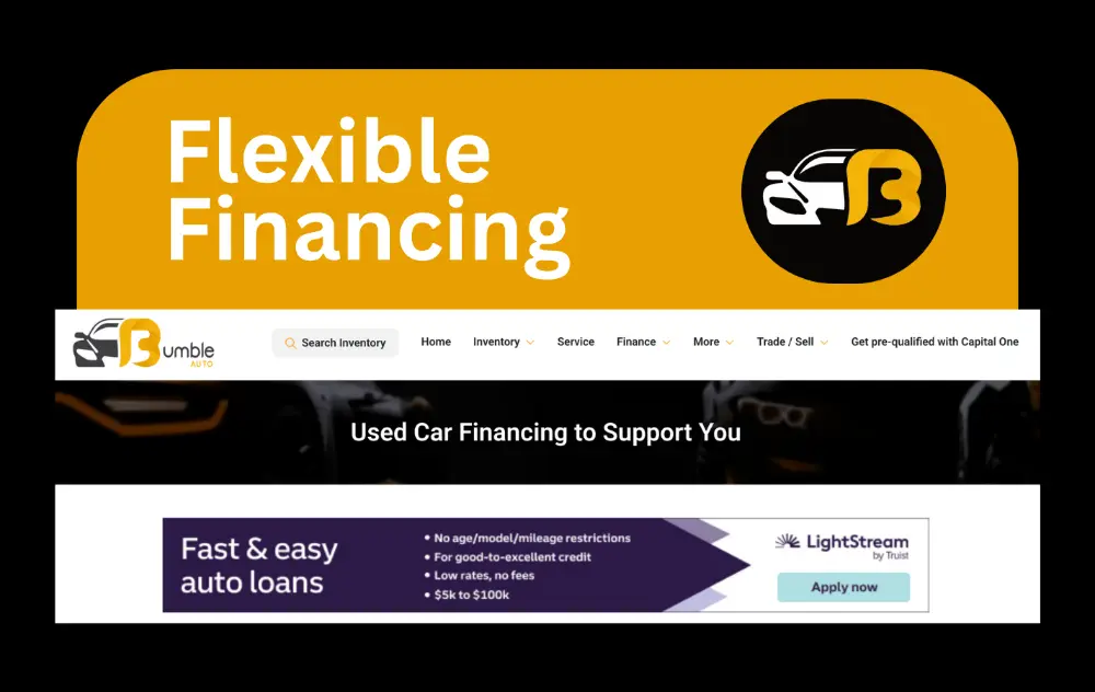 Our flexible financing options