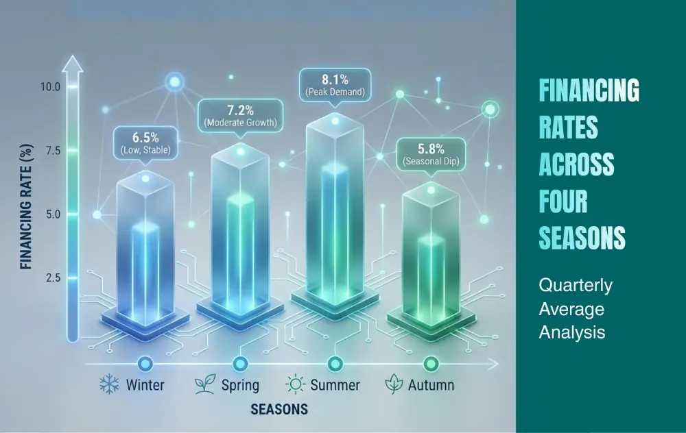 Financing rates across four seasons