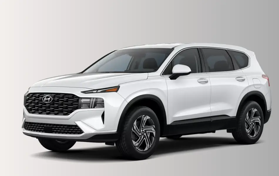 Hyundai Santa Fe white