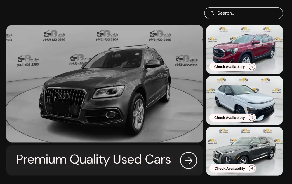 Bumble Auto's premium used cars