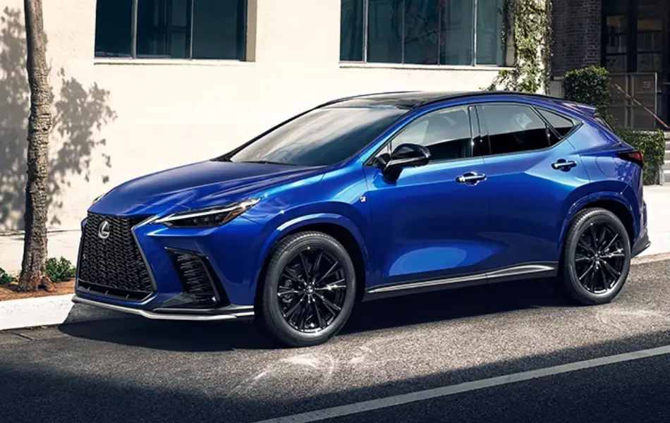 Blue Lexus NX