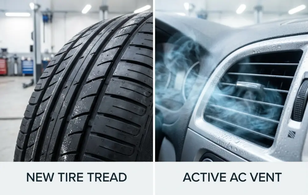 AC and tire repaired