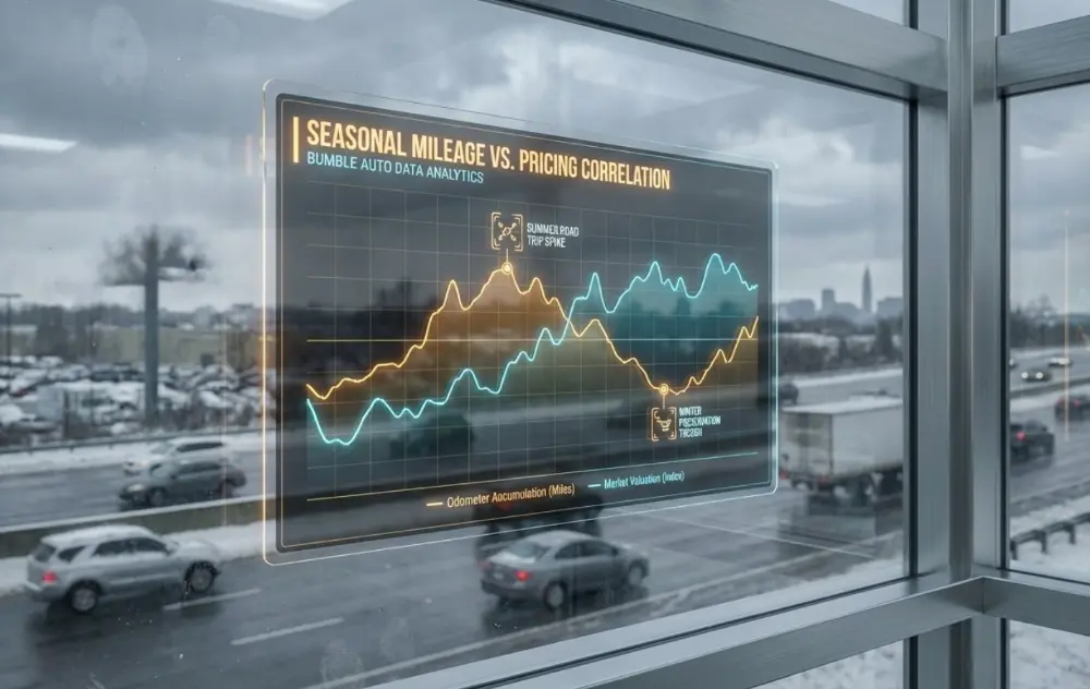Seasonal mileage vs. pricing correlation