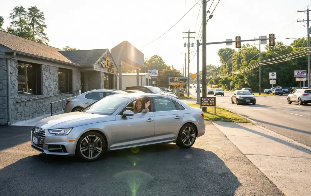 Bumble Auto's happy shopper