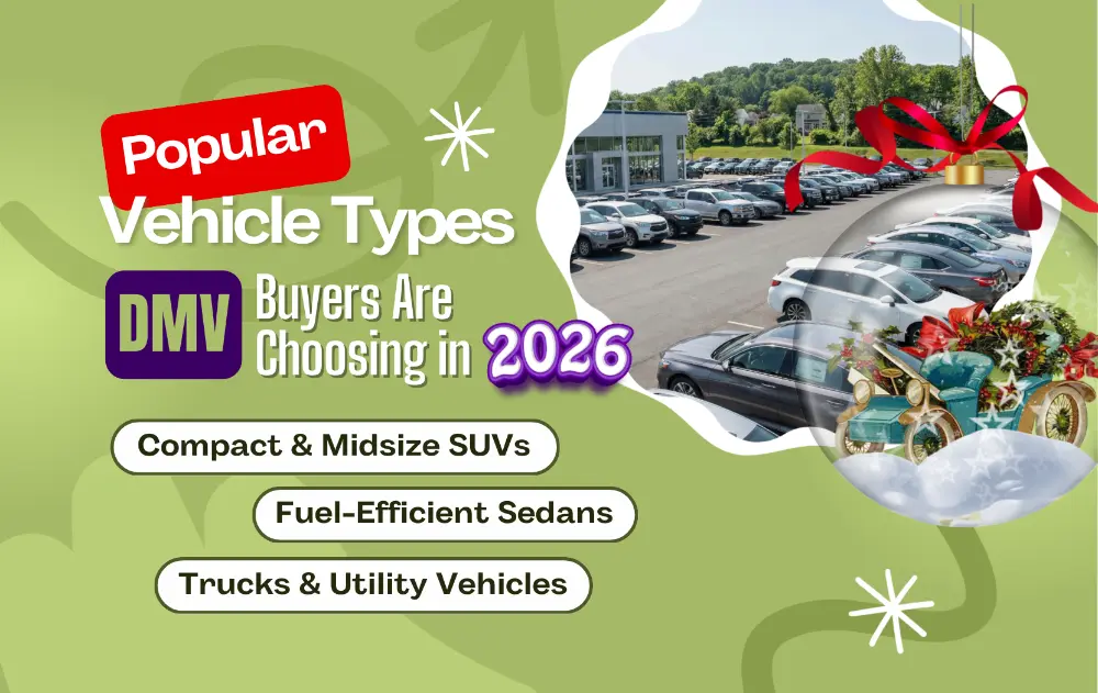 Popular vehicle types chosen by DMV buyers in 2026