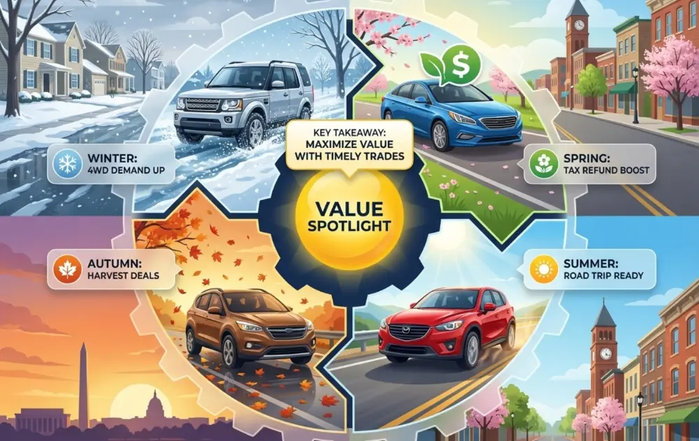 Seasonal car value spotlight