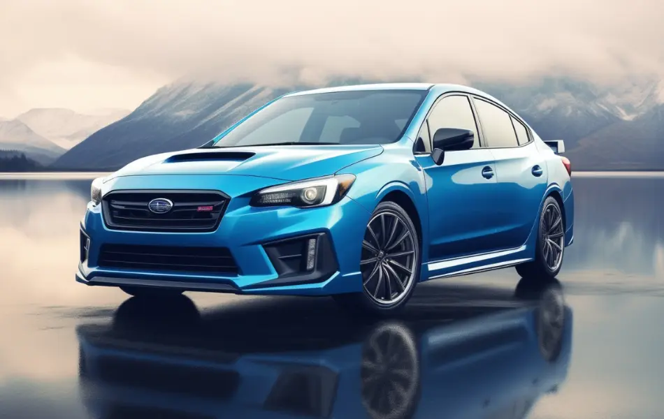 Subaru Legacy blue