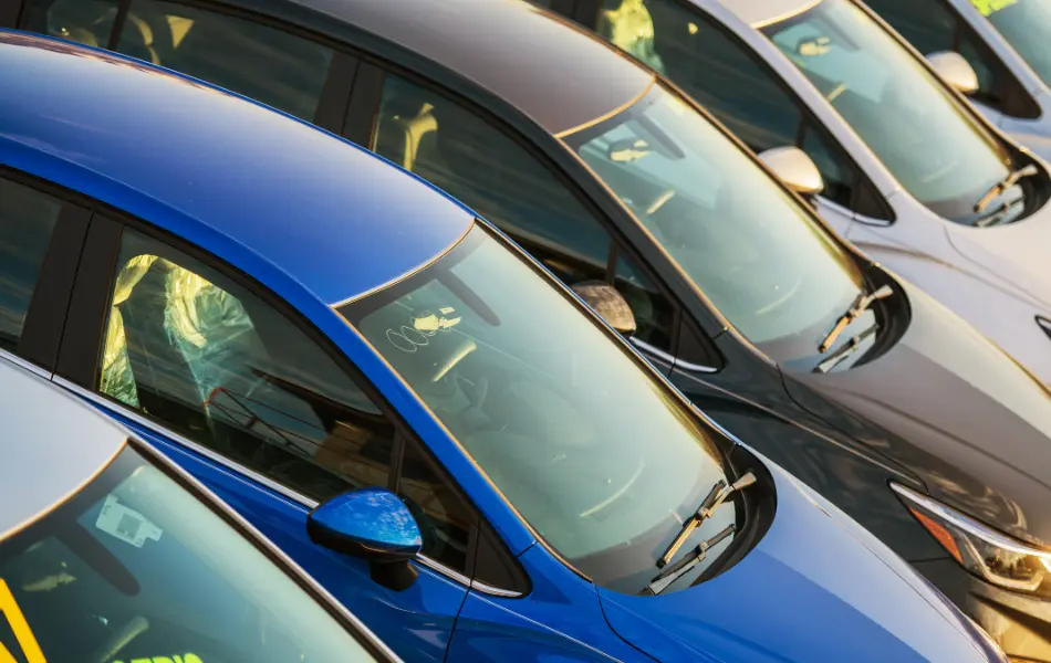 Used Car Market Concept