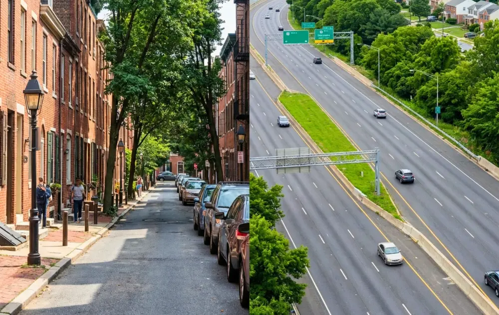 Urban vs. Suburban in DMV