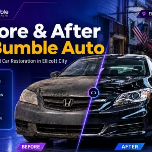 Before & After at Bumble Auto: A Used Car Restoration in Ellicott City