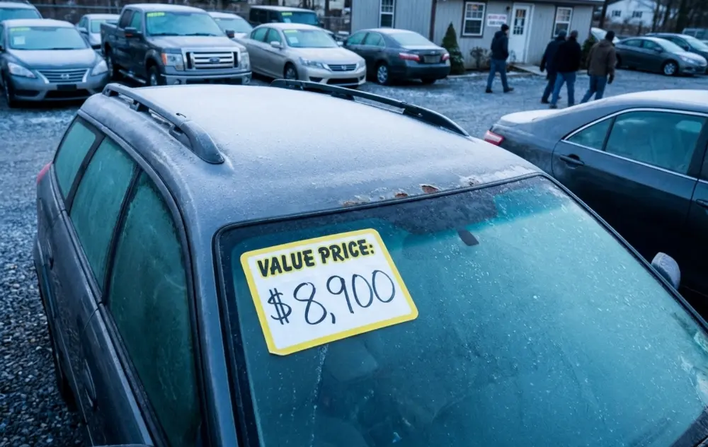 Winter used car value price