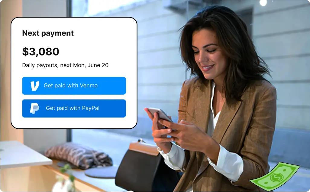 Get paid every Monday for successful introductions