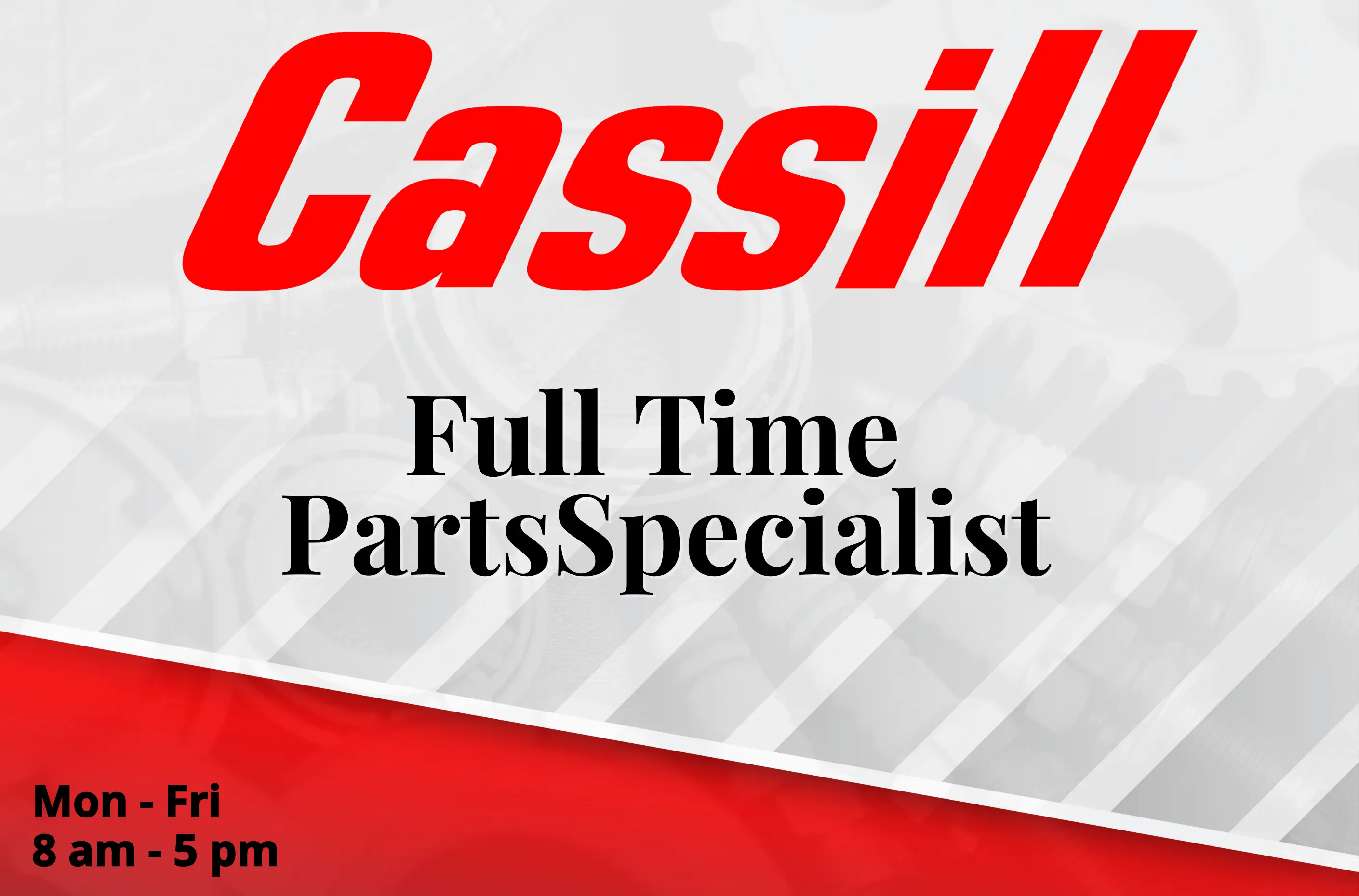 Full Time Parts Specialist