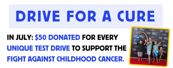 Learn about our Drive For A Cure Fundraiser for Childhood Cancer