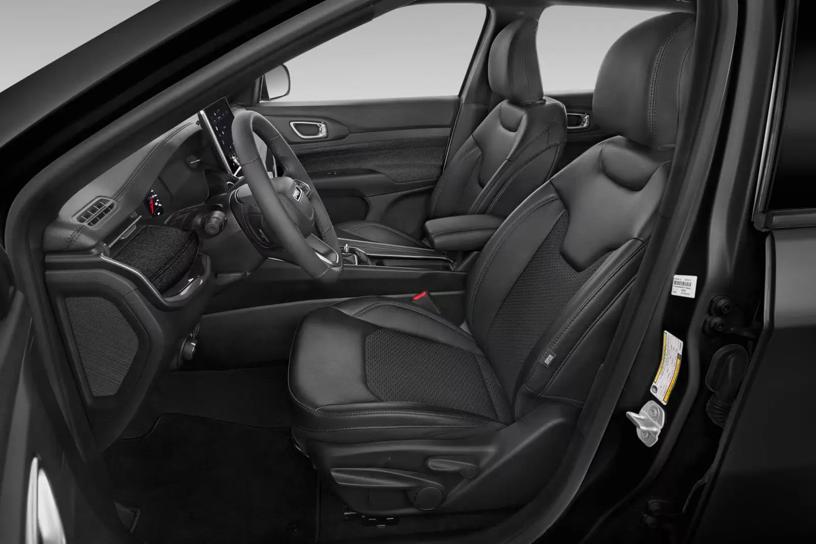 Interior of a jeep compass.