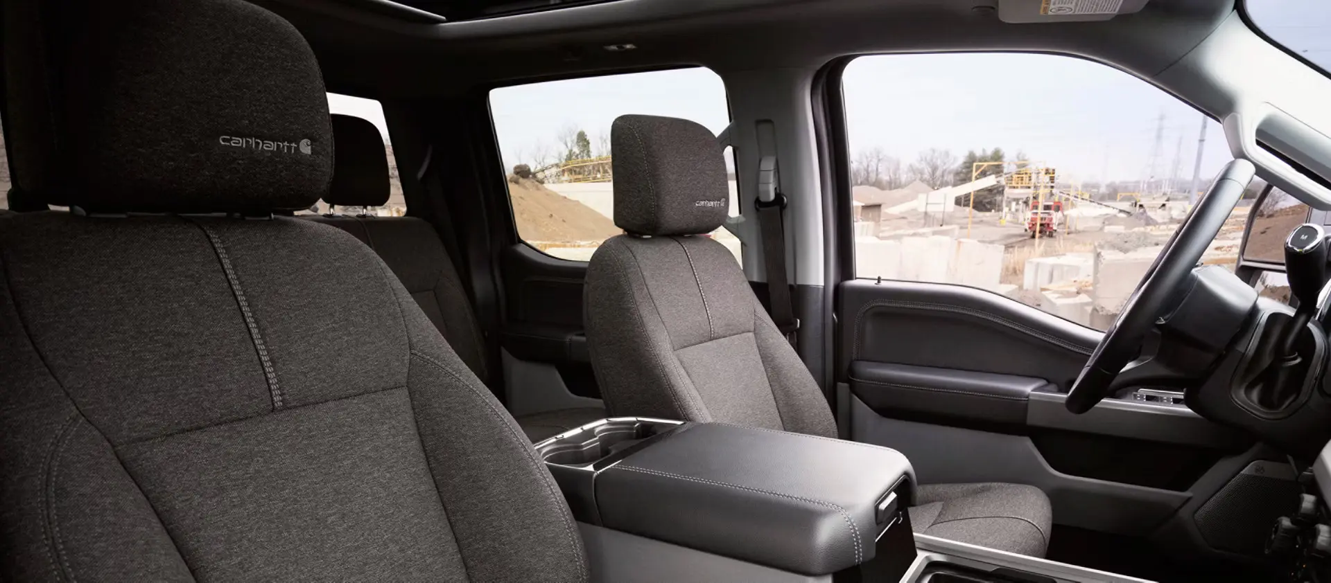 front interior of a ford f-250