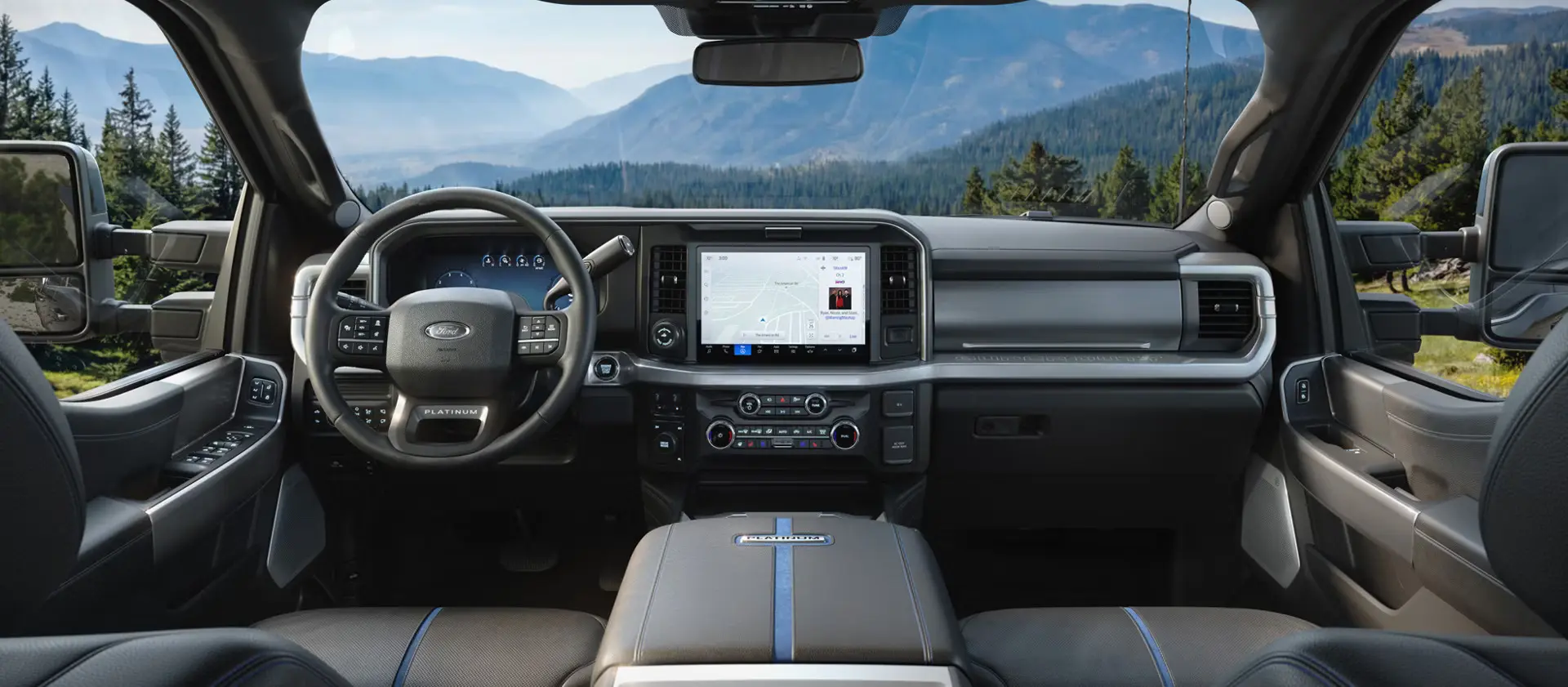 interior technology in a ford super duty