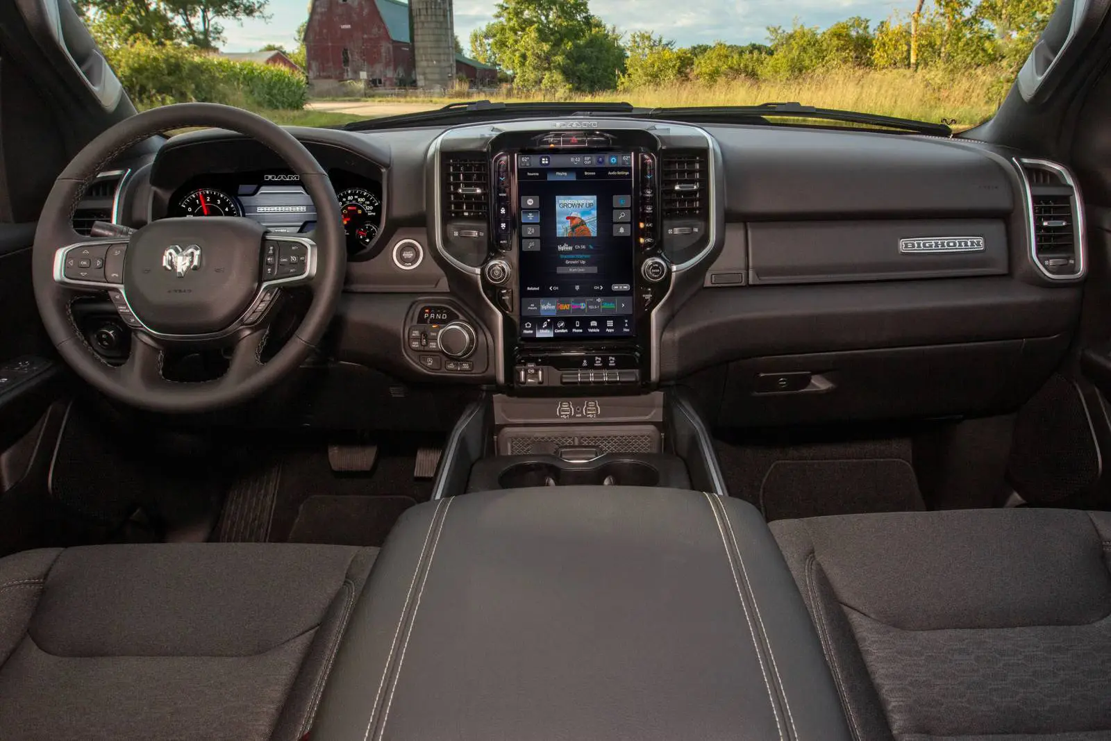 The front dash of a 2026 ram 1500.