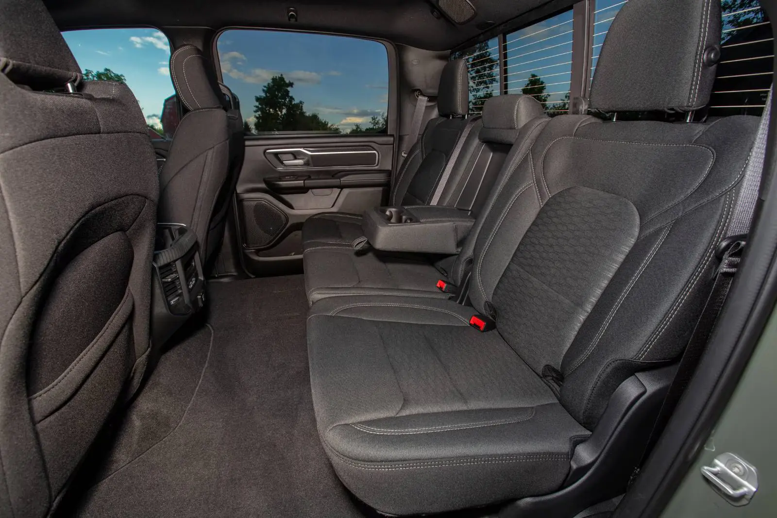 The interior of a 2026 ram 1500.
