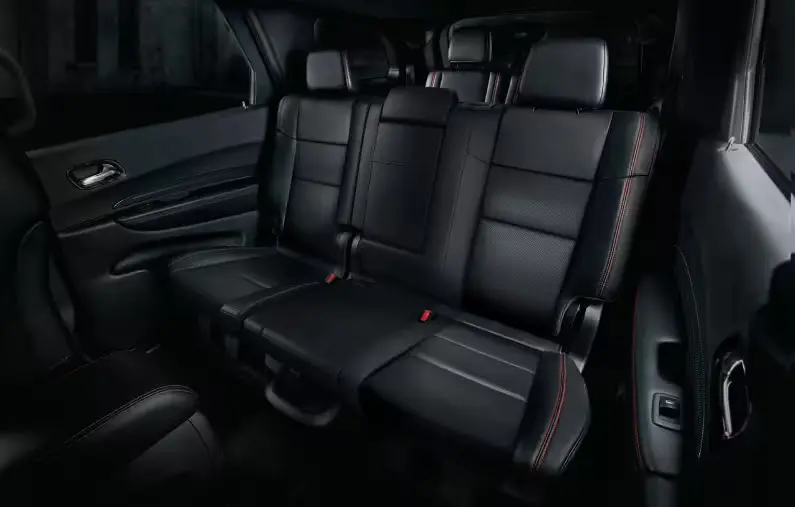 Interior of a dodge durango.