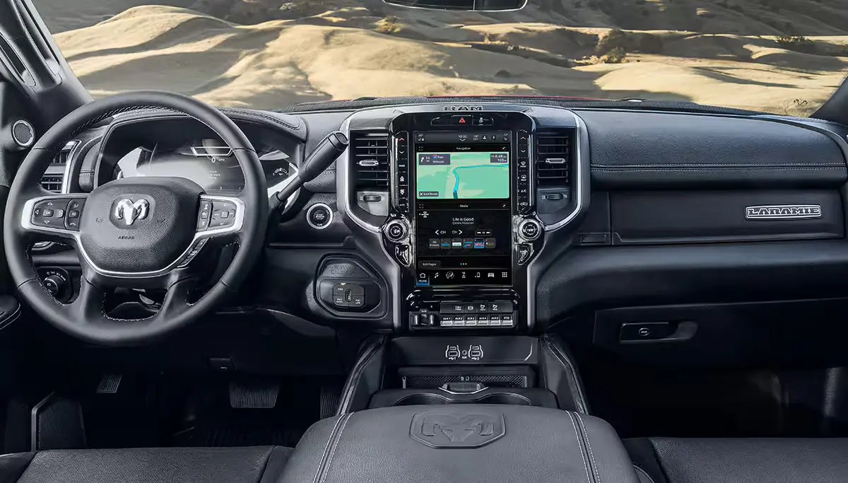 Front dash in a ram 2500.