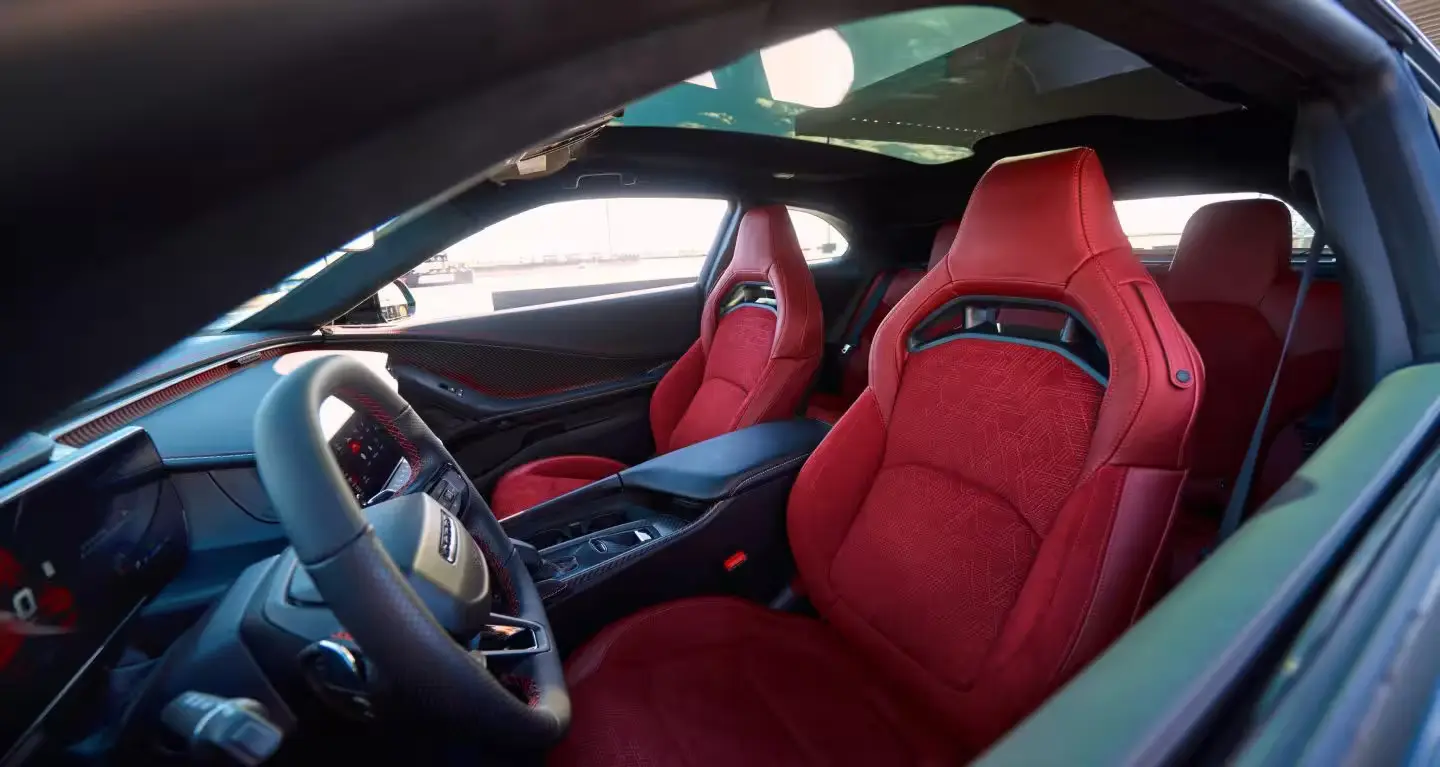 Interior of a charger.