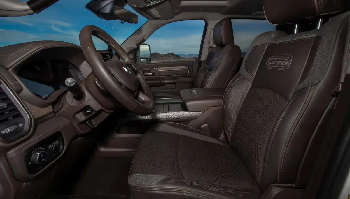 Interior of a ram 3500.