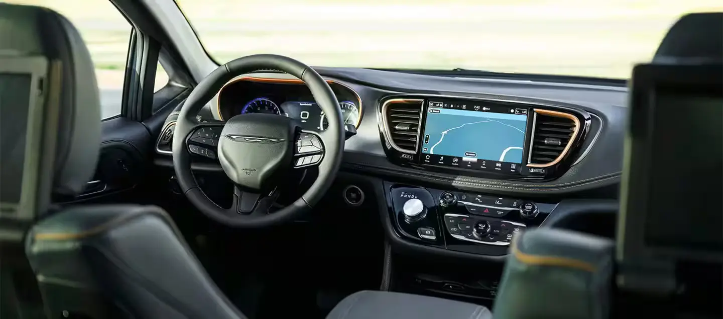 Interior of a charger.
