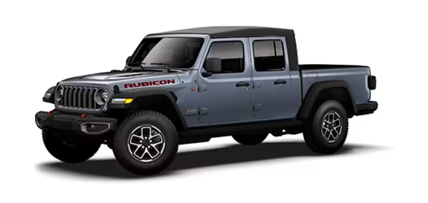The Jeep Gladiator rubicon trim.