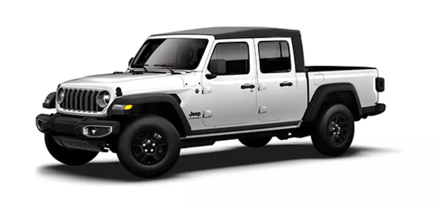 The Jeep Gladiator sport trim.