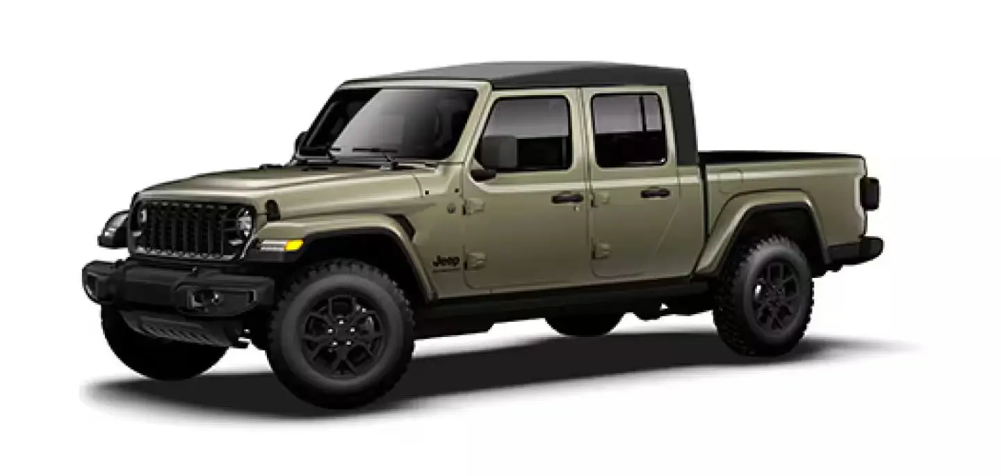 The Jeep Gladiator willys trim.