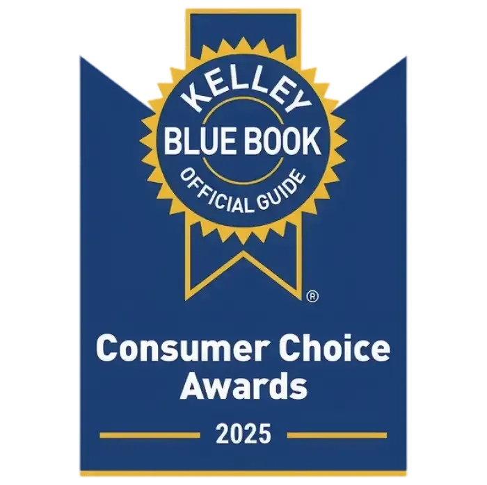 Kelley Blue Book Consumer Choice Awards 2025 badge