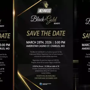 Lindenwood Athletics Announces 3rd Annual Black and Gold Benefit at Ameristar Casino