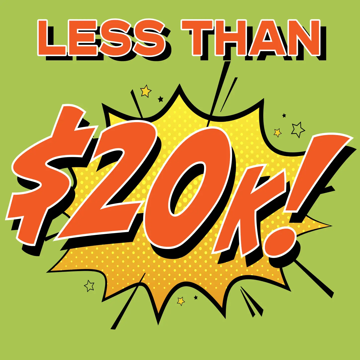 Vehicles under $20K