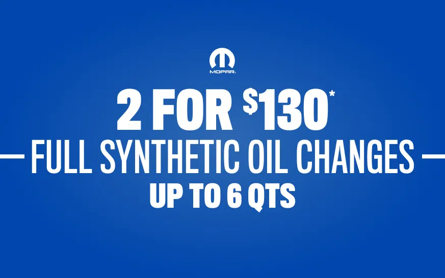 Full Synthetic Oil Changes