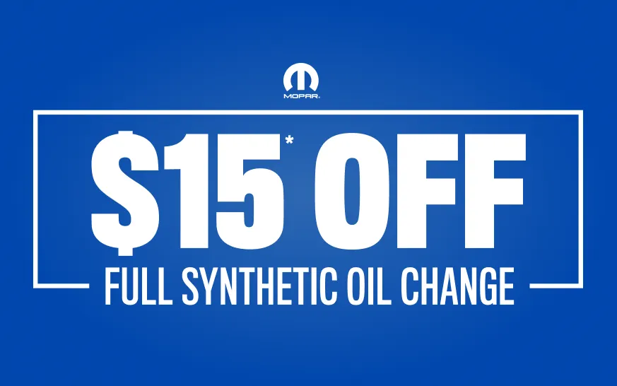 Full Synthetic Oil Change