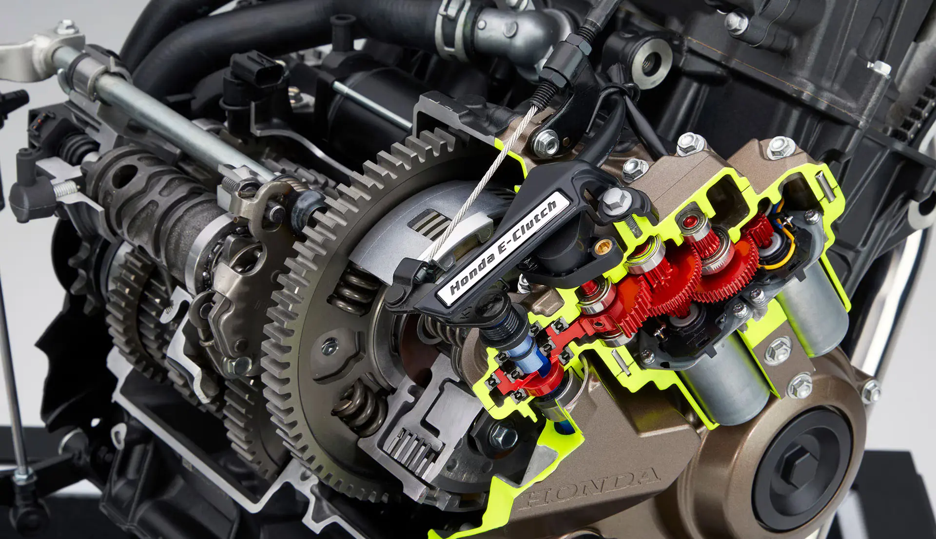 Honda e-clutch close up