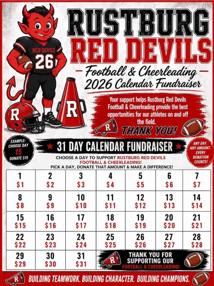 Rustburg Cheerleading and football:
