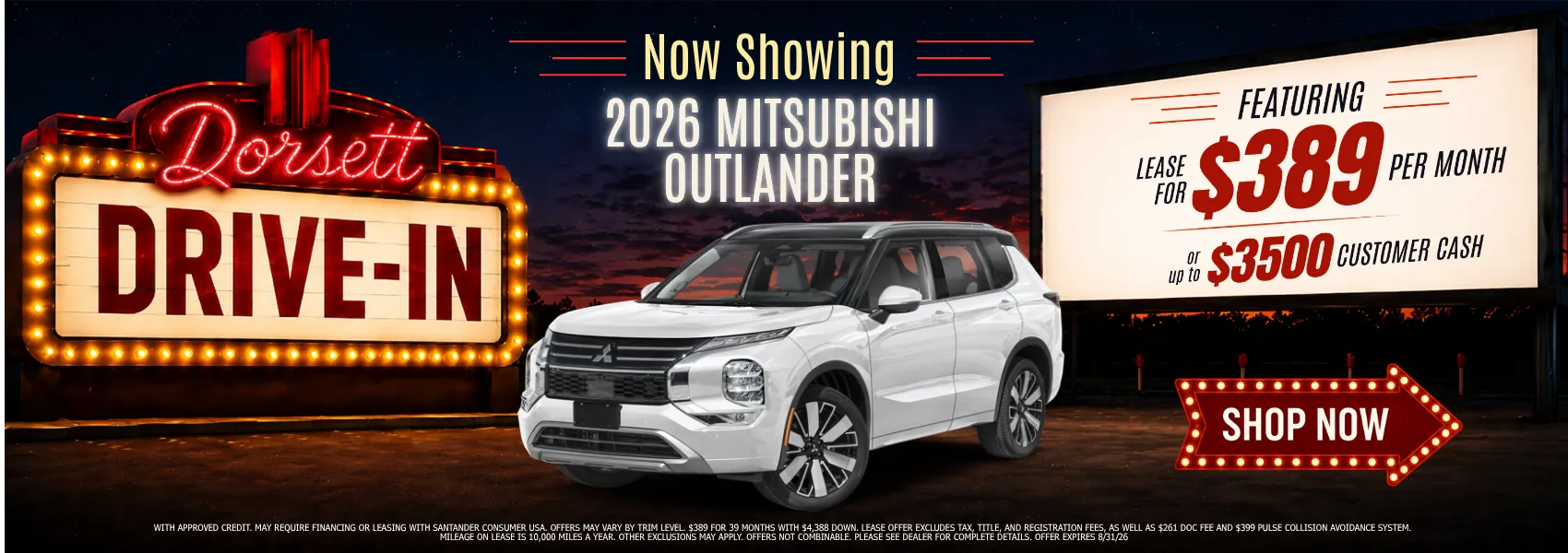 2026 Mitsubishi Outlander Special