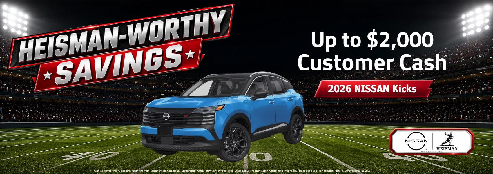 2026 Nissan Kicks Special