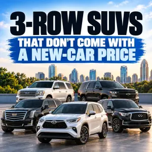 3-Row SUVs That Don't Come With a New-Car Price