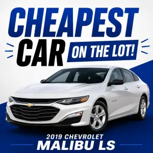 The Most Affordable Car on Our Lot: 2019 Chevrolet Malibu LS